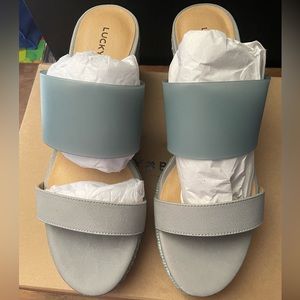 Lucky Brand Brindia wedges size 9.5 NIB